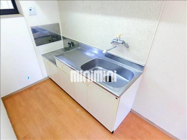 キッチン　２口コンロ設置可能なキッチンです。