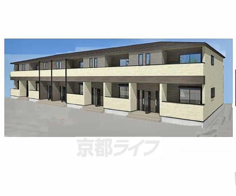 建物外観　予想図、・完成予想図