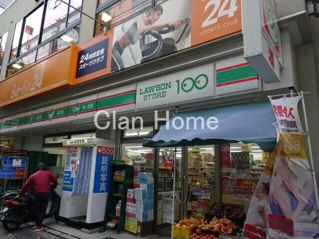 コンビニ　ローソンストア100緑橋駅前店（コンビニ）まで212m