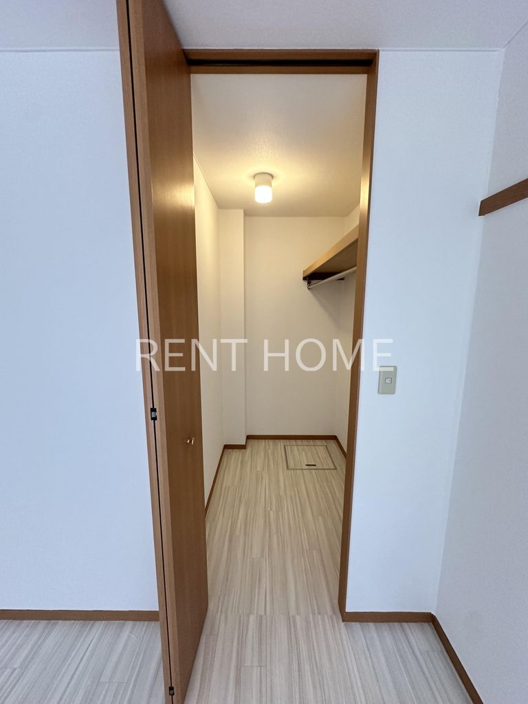 収納　ウォークインクローゼットです。