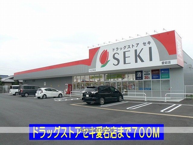 ドラックストア　ドラッグストアセキ愛宕店（ドラッグストア）まで700m