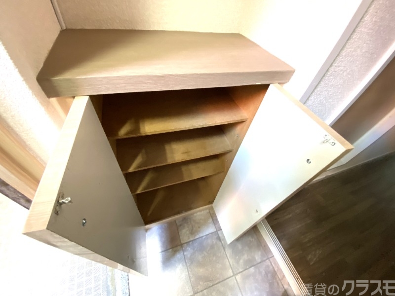 収納　靴を沢山収納出来て便利です。