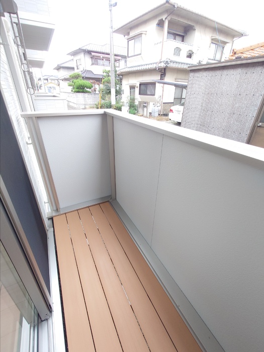 バルコニー　広々としたバルコニーです