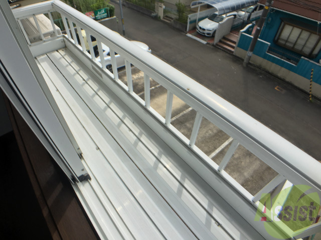 バルコニー　バルコニースペースからはこんな感じです。