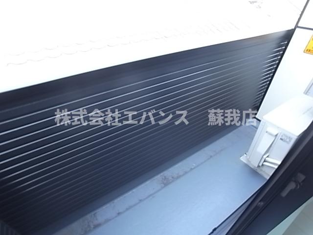 バルコニー　外からの目が気にならないバルコニーで洗濯物が干せます