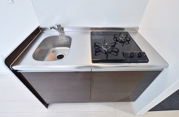 キッチン　★二口ガスコンロ付き★