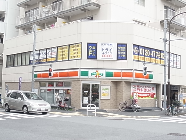 コンビニ　サンクス 亀有一丁目店（コンビニ）まで95m
