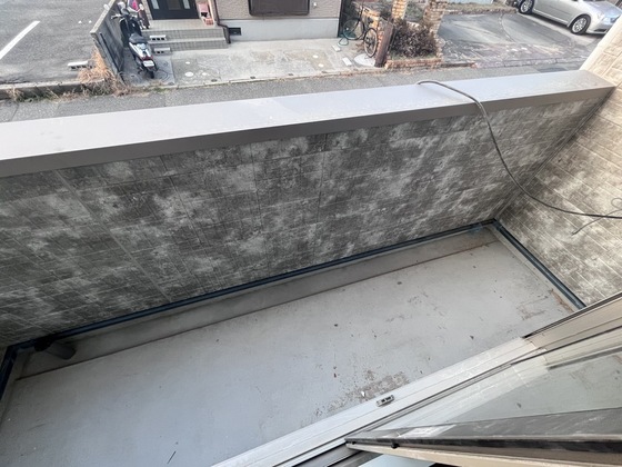 バルコニー　※別部屋の写真です