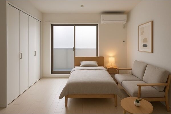 その他部屋・スペース　落ち着いた色調の寝室です