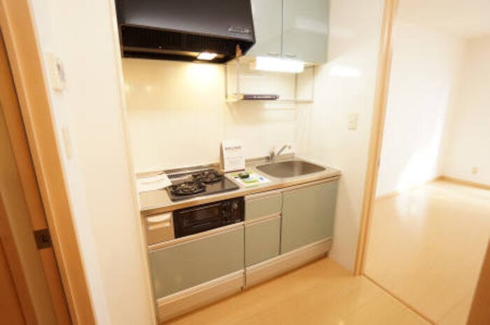 キッチン　ガス・グリル付きコンロキッチン