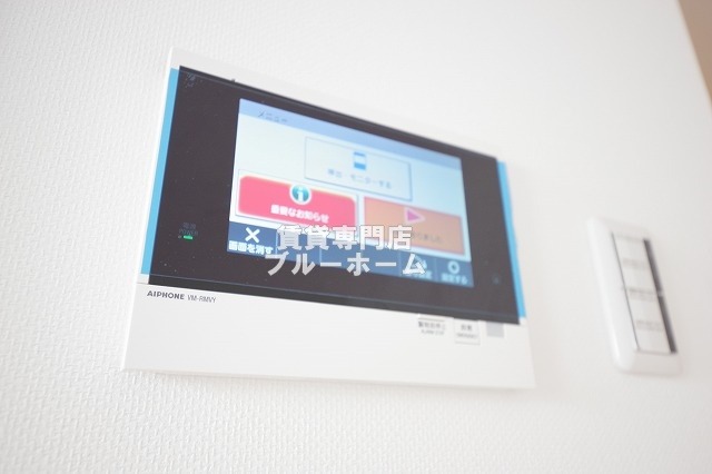 セキュリティ　モニター付きインターホン！