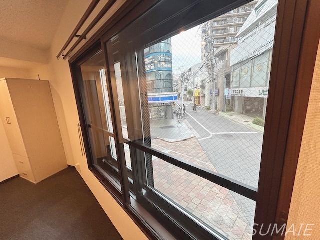 眺望　室内干し〇