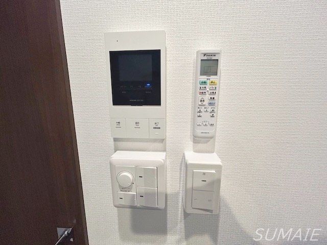 セキュリティ　モニター付きインターホンです！