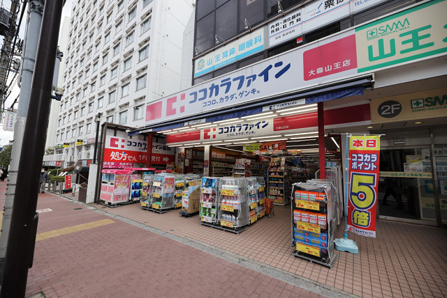 ドラックストア　ココカラファイン 大森山王店（ドラッグストア）まで613m