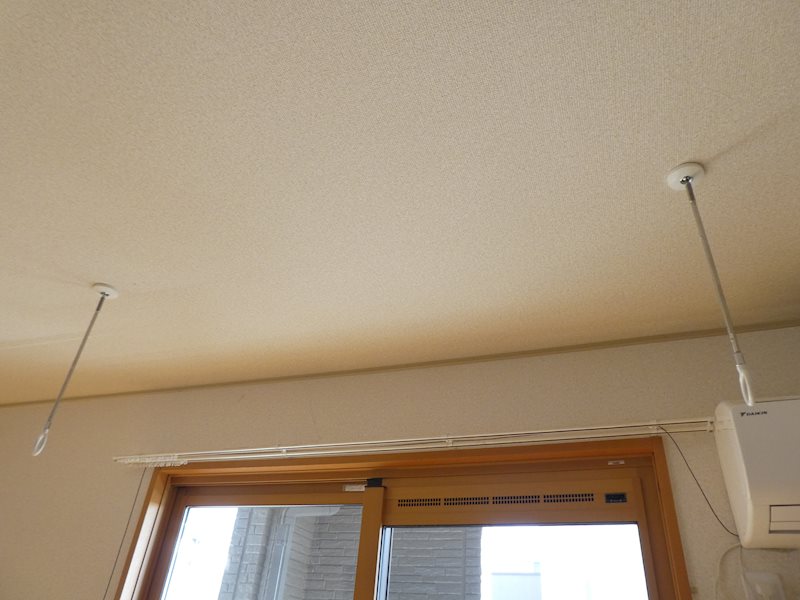 その他設備　室内物干し