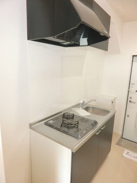 キッチン　2口のガスコンロ付きです