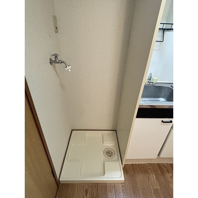 洗面設備　室内洗濯機置