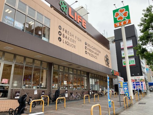 スーパー　ライフ清水谷店（スーパー）まで287m