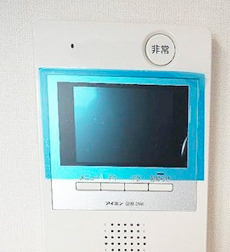 セキュリティ　モニター付きインターホン
