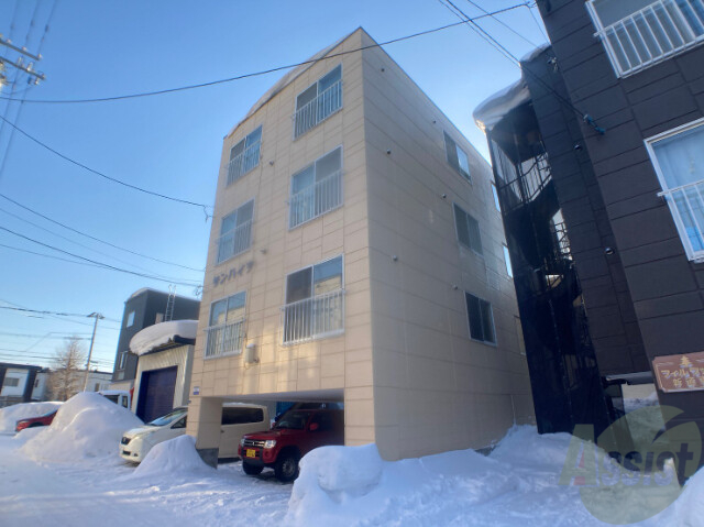 建物外観　札幌市東区北三十三条東「サンハイツ」