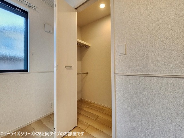収納　同施工会社モデルルームの写真です。