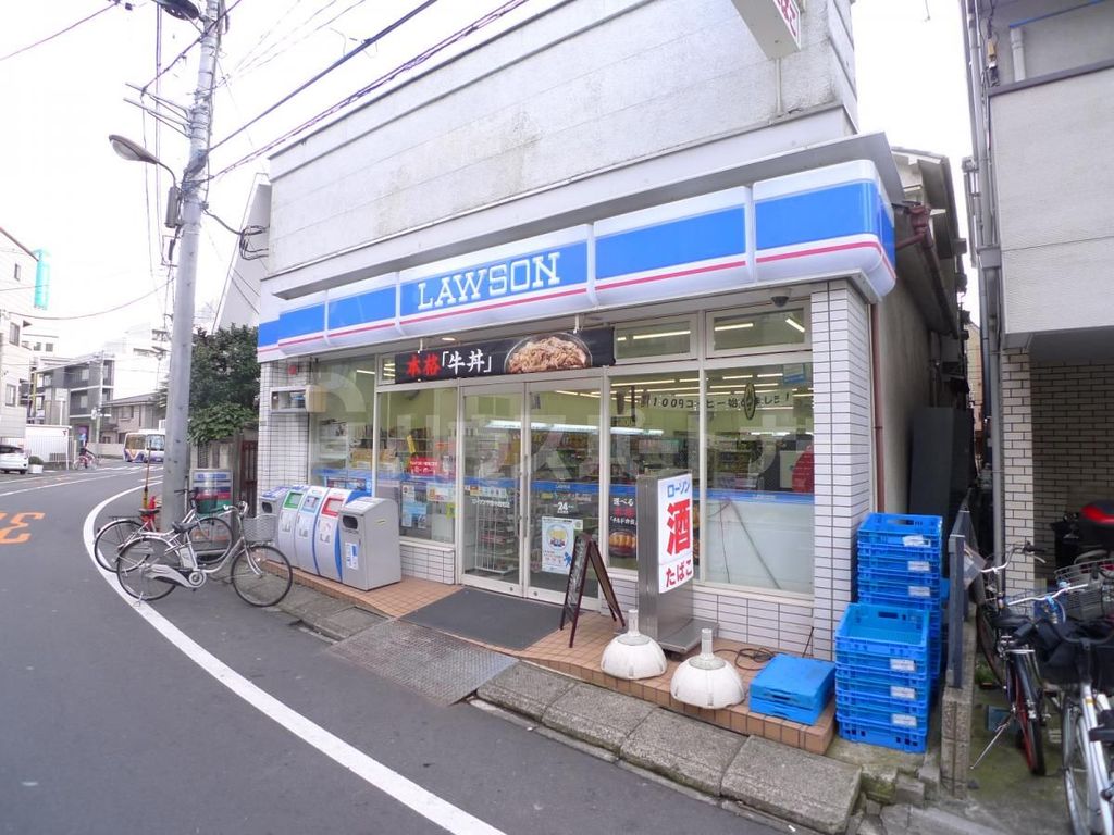 コンビニ　ローソン千住中居町店（コンビニ）まで130m