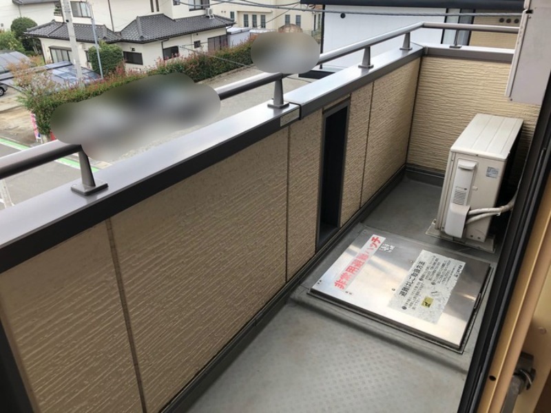 バルコニー　図面と現状に相違がある場合には現状を優先