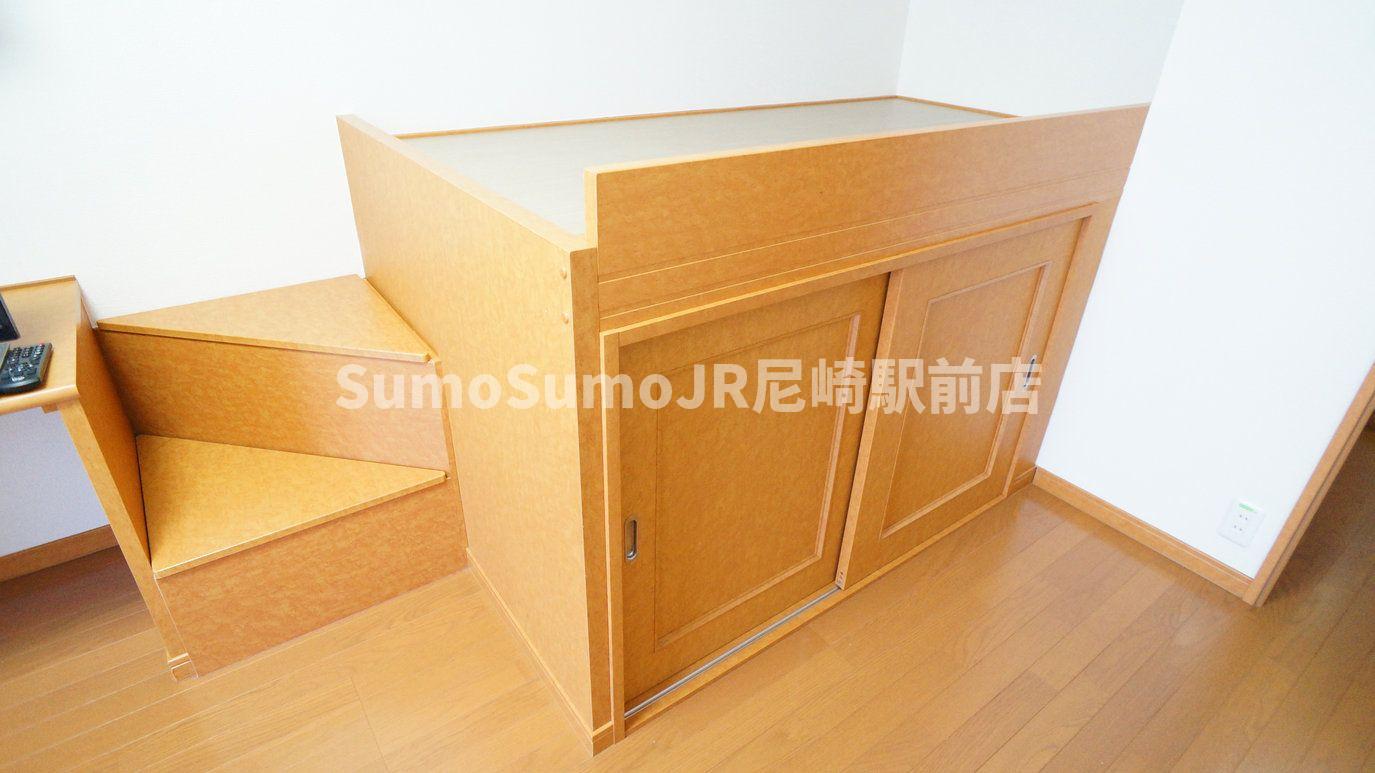 収納　十分な収納スペースがあります