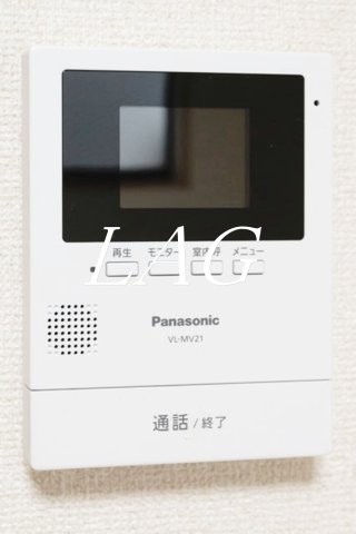 セキュリティ　モニター付きインターホンです。