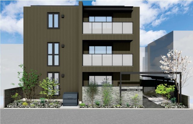 建物外観　完成パース