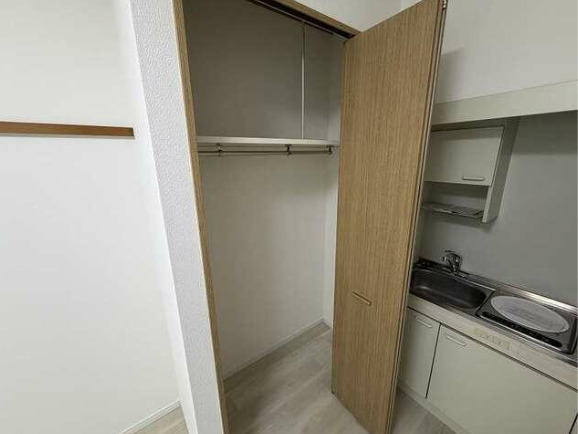 収納　クローゼットです