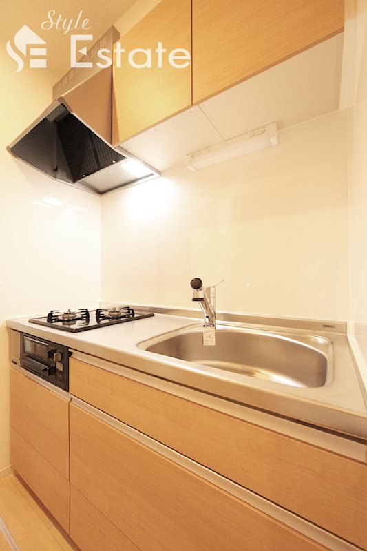 キッチン　2口コンロ＆グリル付き