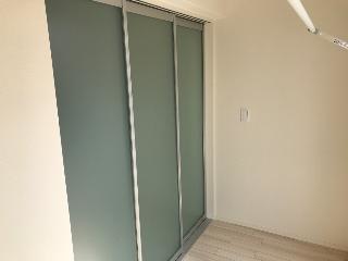 バルコニー　収納 ※参考写真　同建築メーカー施工の同間取完成他物件のもの