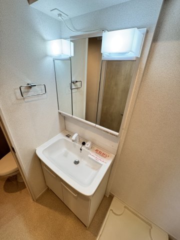 洗面設備　※建築中の為、同ハウスメーカー施工イメージです。