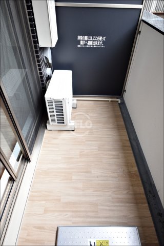 バルコニー　プレサンス松屋町ヴェルデス　バルコニー