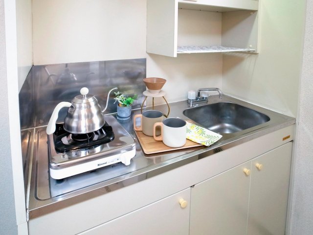 キッチン　ワイドもあり使い勝手の良いキッチン