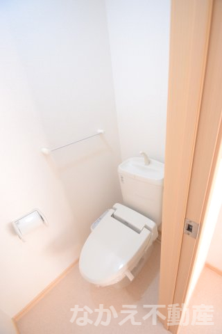 トイレ　ゆったりとした空間のトイレです