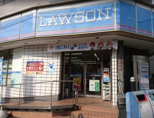 コンビニ　ローソン 桃谷駅前店（コンビニ）まで395m