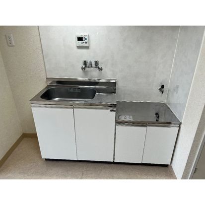 キッチン　ガスコンロ設置可能