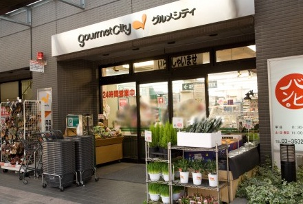 スーパー　グルメシティ　月島店（スーパー）まで493m