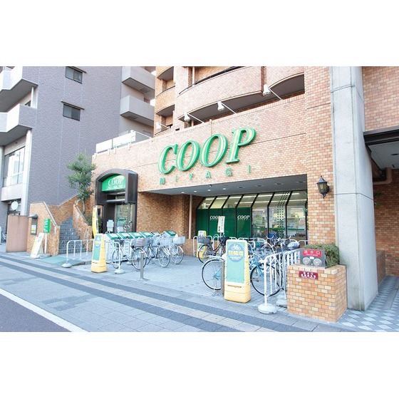 スーパー　ＣＯＯＰ　ＭＩＹＡＧＩ木町店（スーパー）まで609m