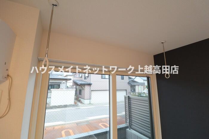 眺望　室内物干し