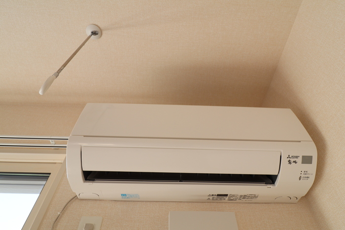 その他設備　室内干し・エアコン