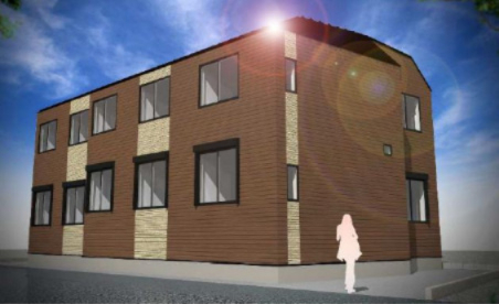 建物外観　完成予想パース