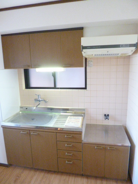 キッチン　ガス2口コンロ設置可キッチン