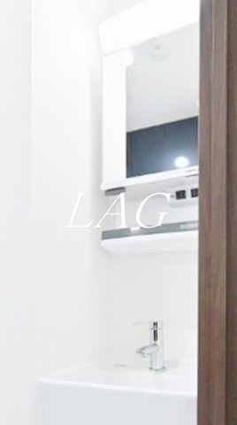 洗面設備　洗面台です。