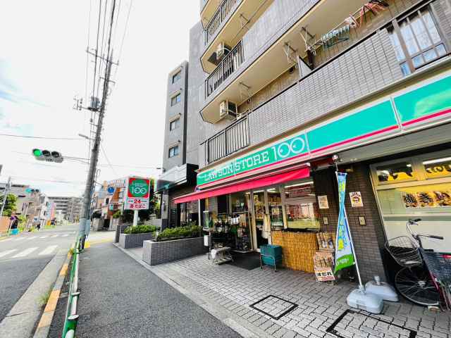 コンビニ　ローソンストア１００東堀切店（コンビニ）まで78m
