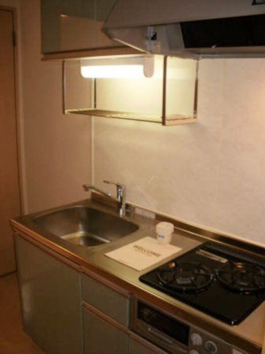 キッチン　★２口ガスコンロ・グリル付きシステムキッチン★