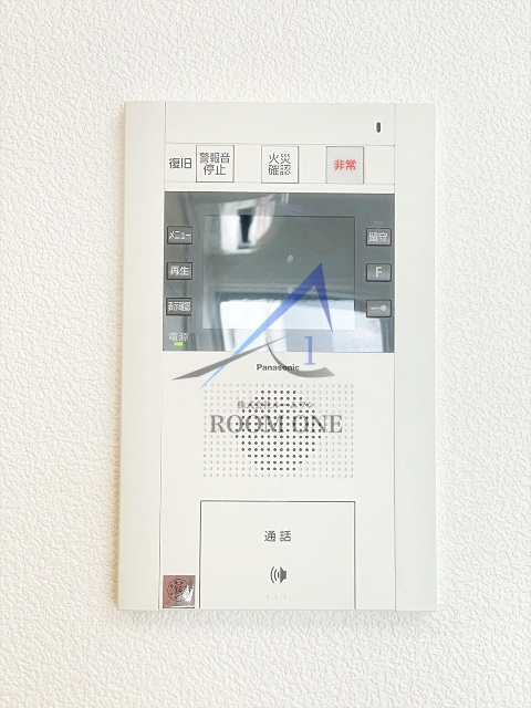 セキュリティ　モニター付きインターホンです。