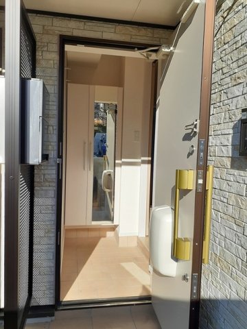 玄関　ゆったりとした玄関です